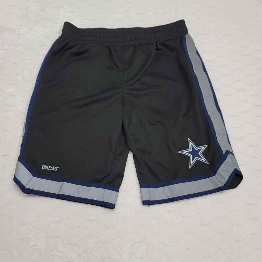 Dallas Cowboys NFL Shorts Mens Medium Buffalo Outdoors Mesh Reflective Navy Star